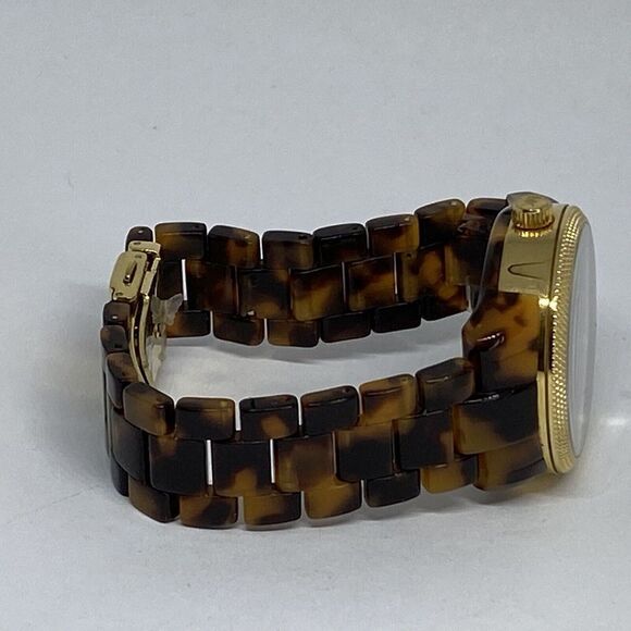 Michael Kors Jet Set MK5038 Women's Brown Acrylic Analog Dial Quartz Watch ZW143 - Picture 12 of 12